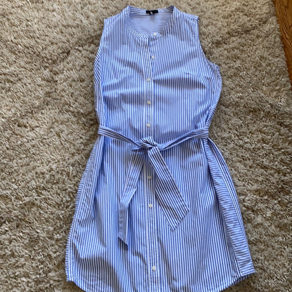 J Crew Sleeveless Shirt Dress